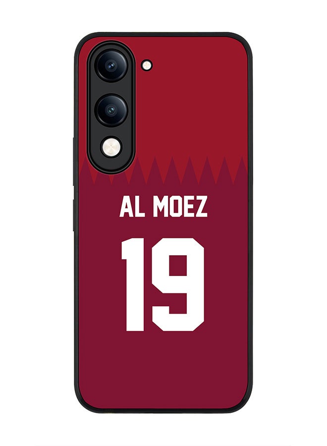 Stylizedd غطاء لجهاز vivo Y29s 5G / Y19s 5G، حماية كاميرا رفيعة، غطاء هاتف مضاد للصدمات - كرة القدم - قطر، المعز - Image 1